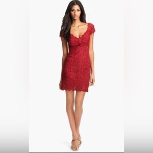Women’s Nicole Miller Lace Floral Cocktail Formal Dress Small